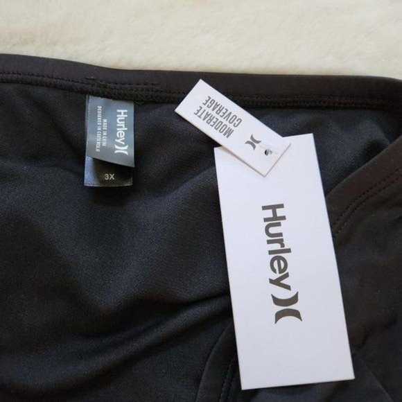 Hurley Women's black bikini bottoms Swim.size 3x - Picture 3 of 6